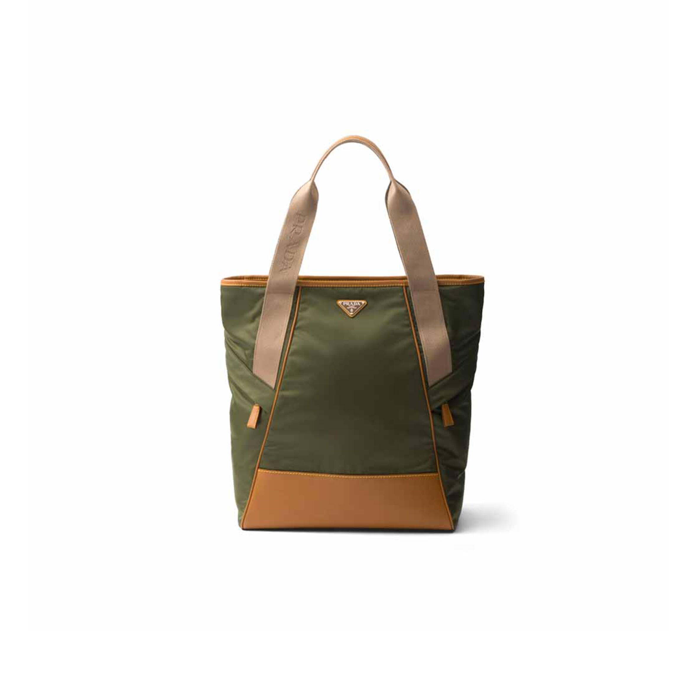 Pra*a bolso tote de piel y re-nylon gran oferta 2vg119 (42*31.5*17cm)
